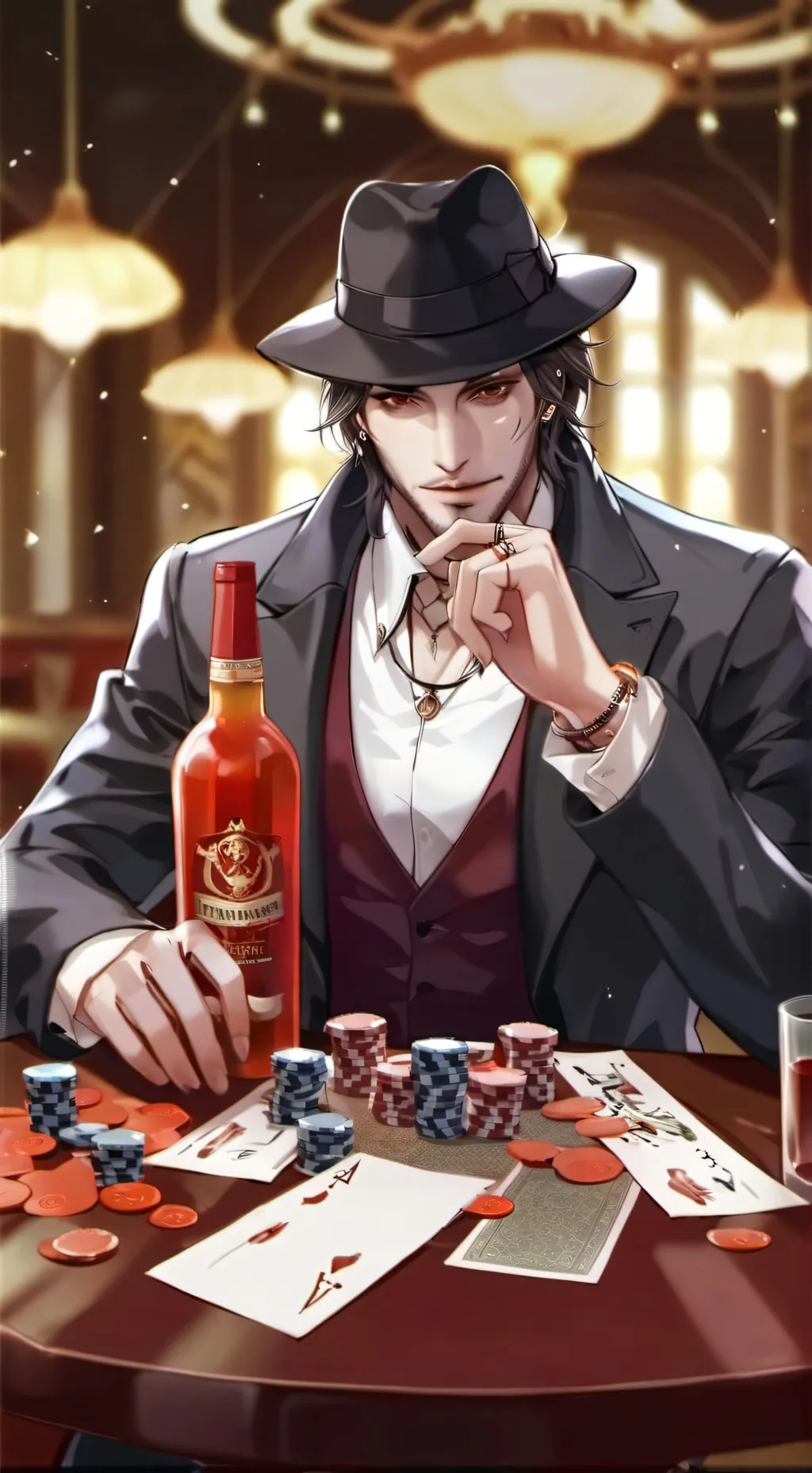 ai character: Ronald  background