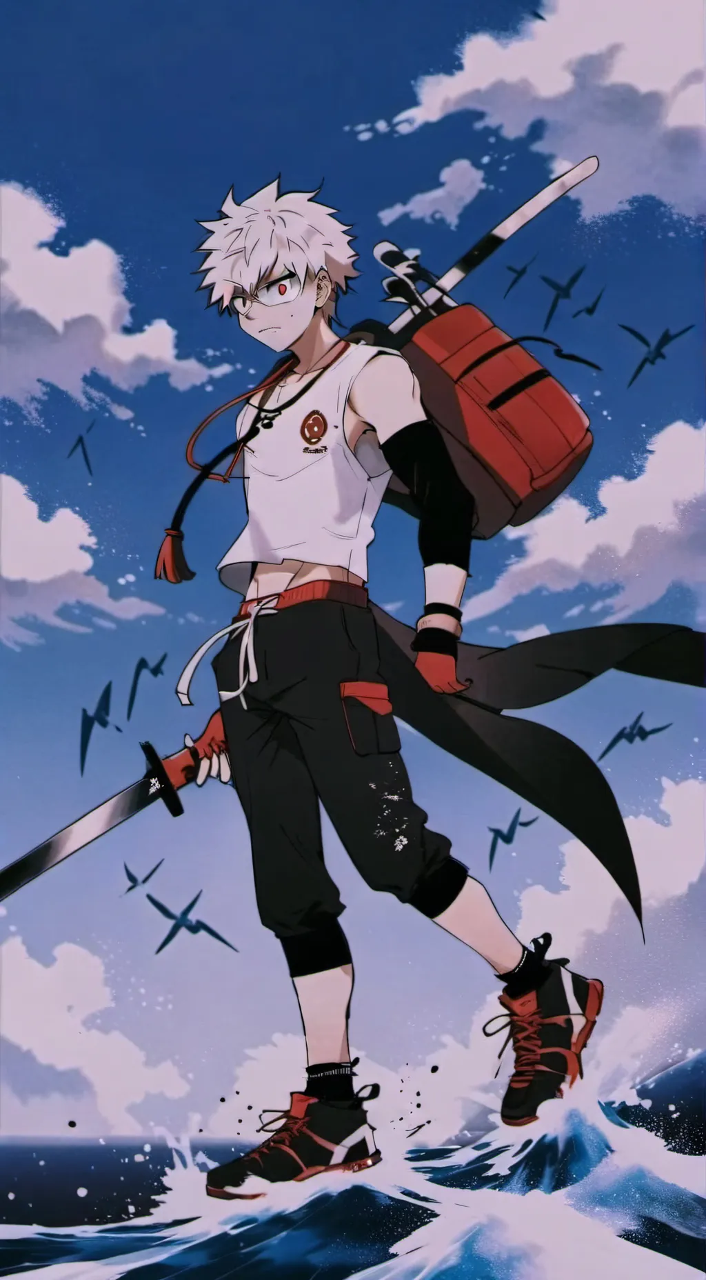 ai character: bakugo background