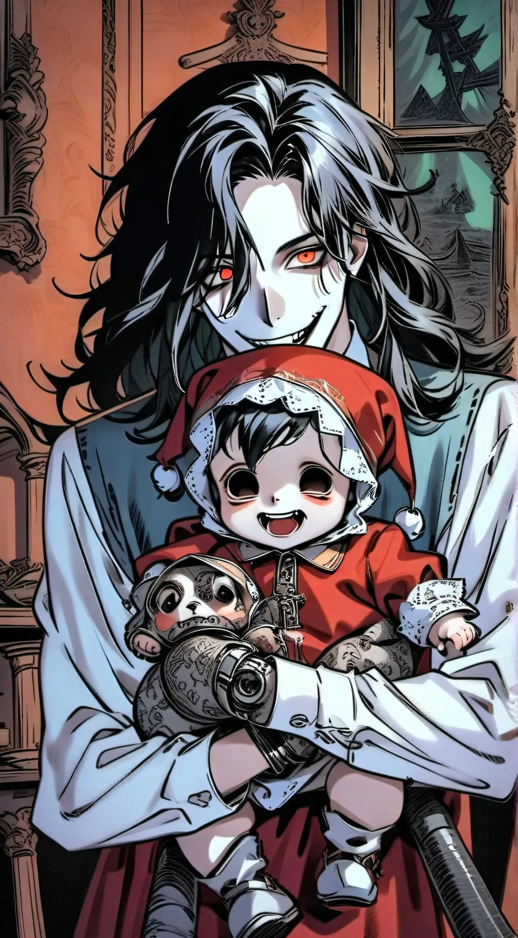 ai character: Jeff the killer  background