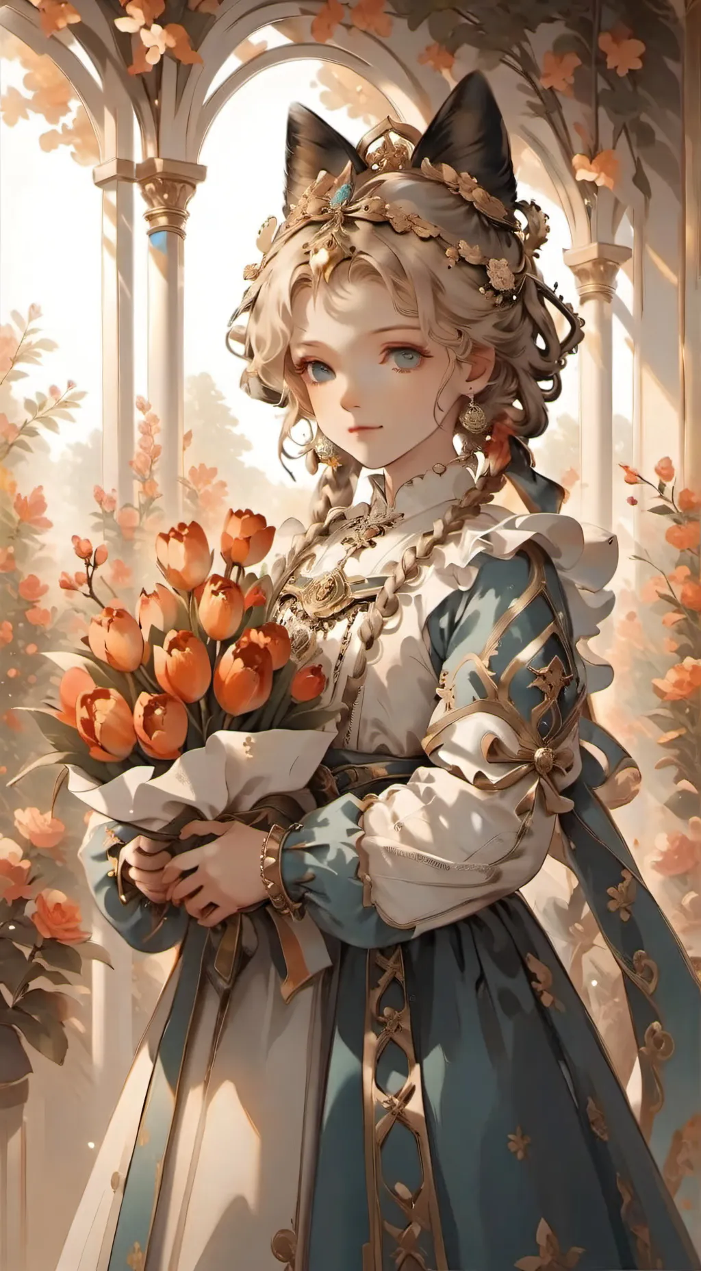 ai character: Мотильда background