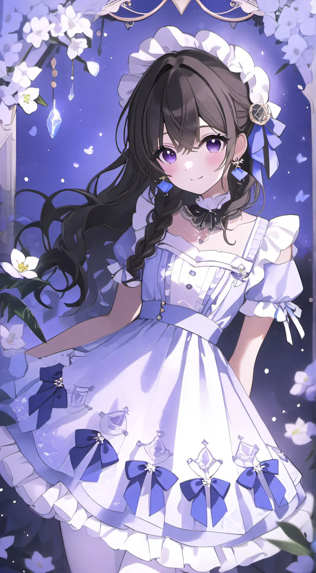 ai character: devy roblox🩵🤍🫰🫶🫰🫶🫰 background