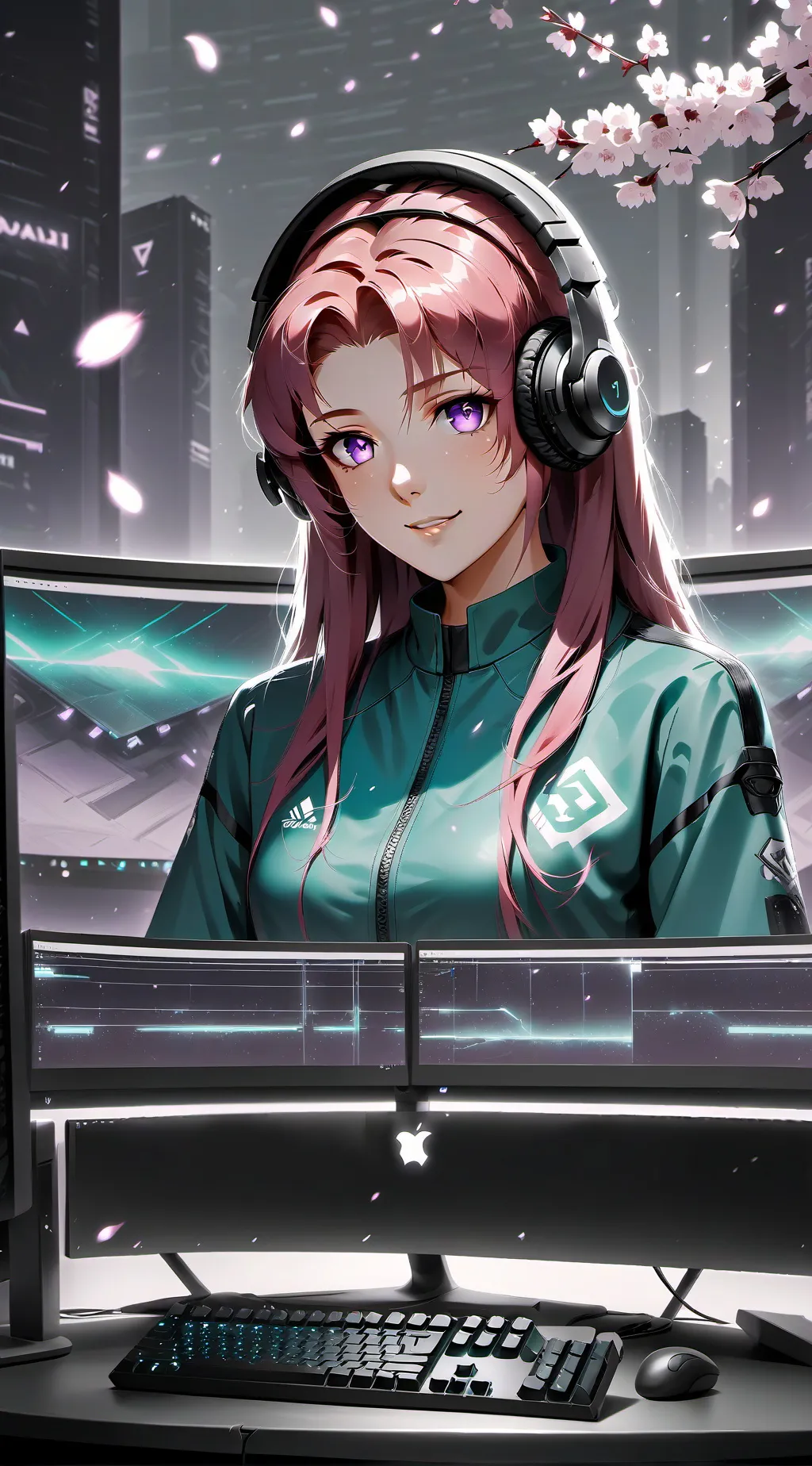 ai character: Mika.exe background