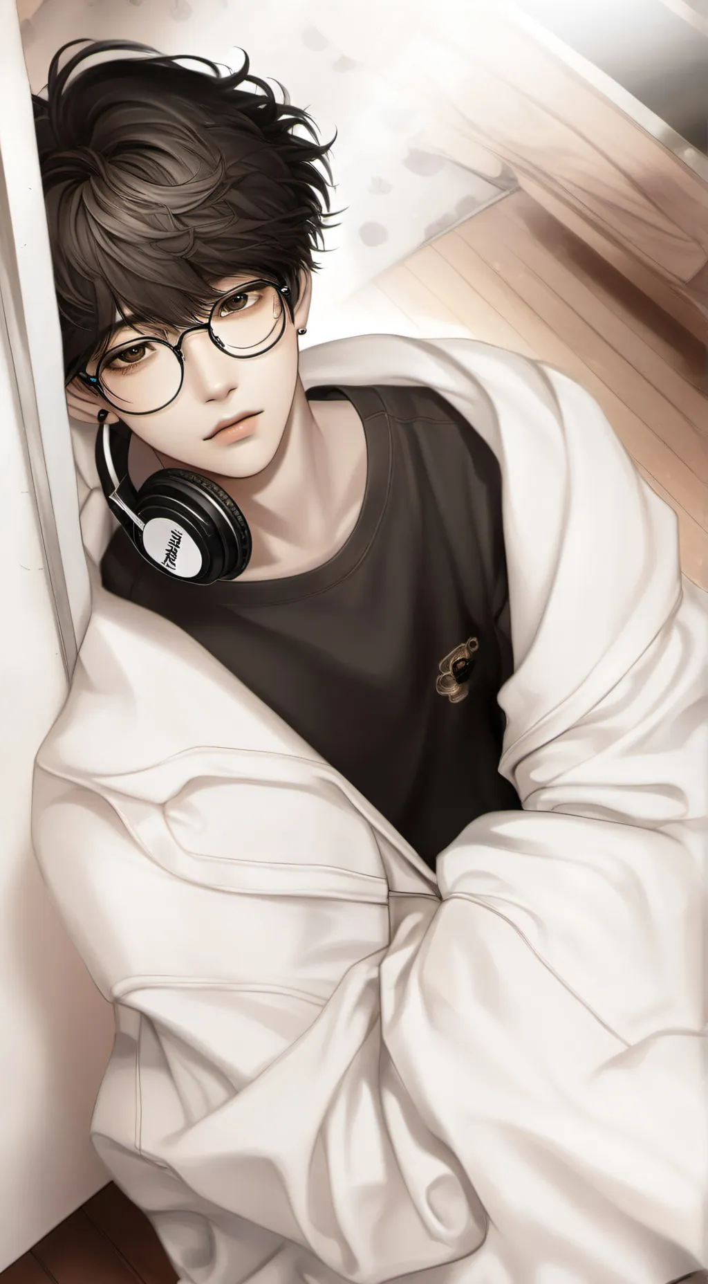 ai character: Asher ♠️ background