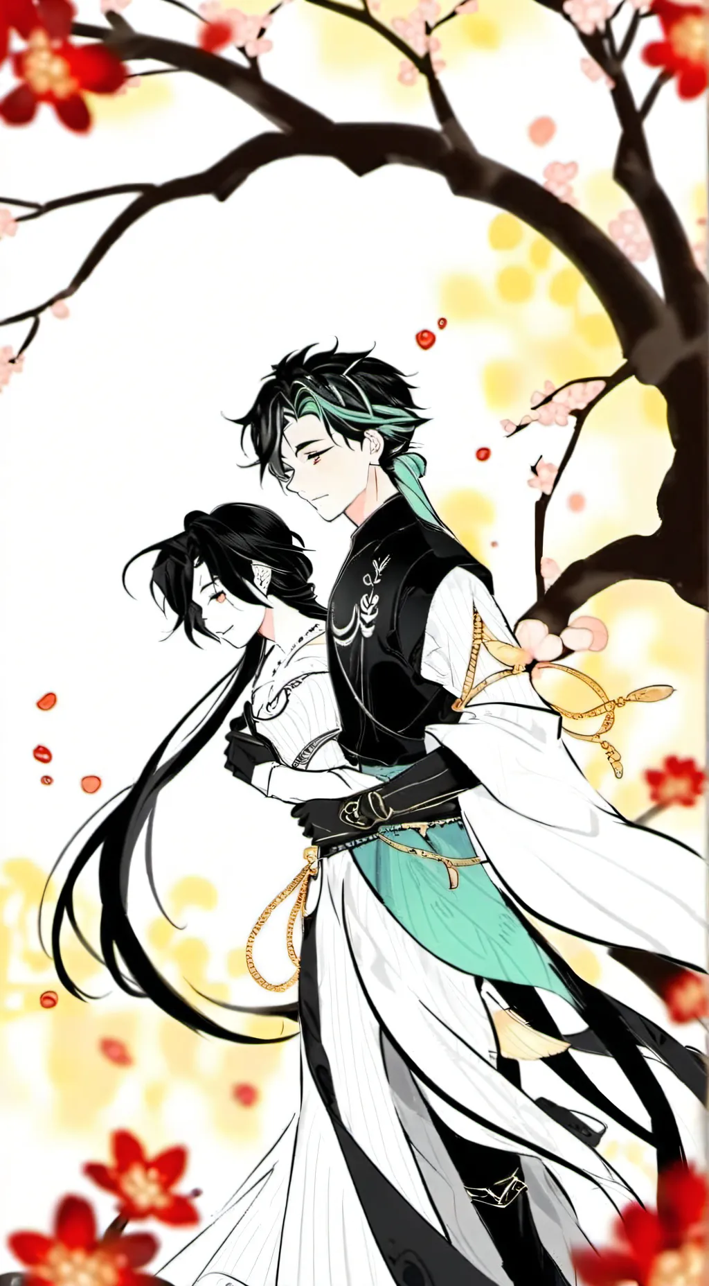 ai character: Sanemi x kanae background