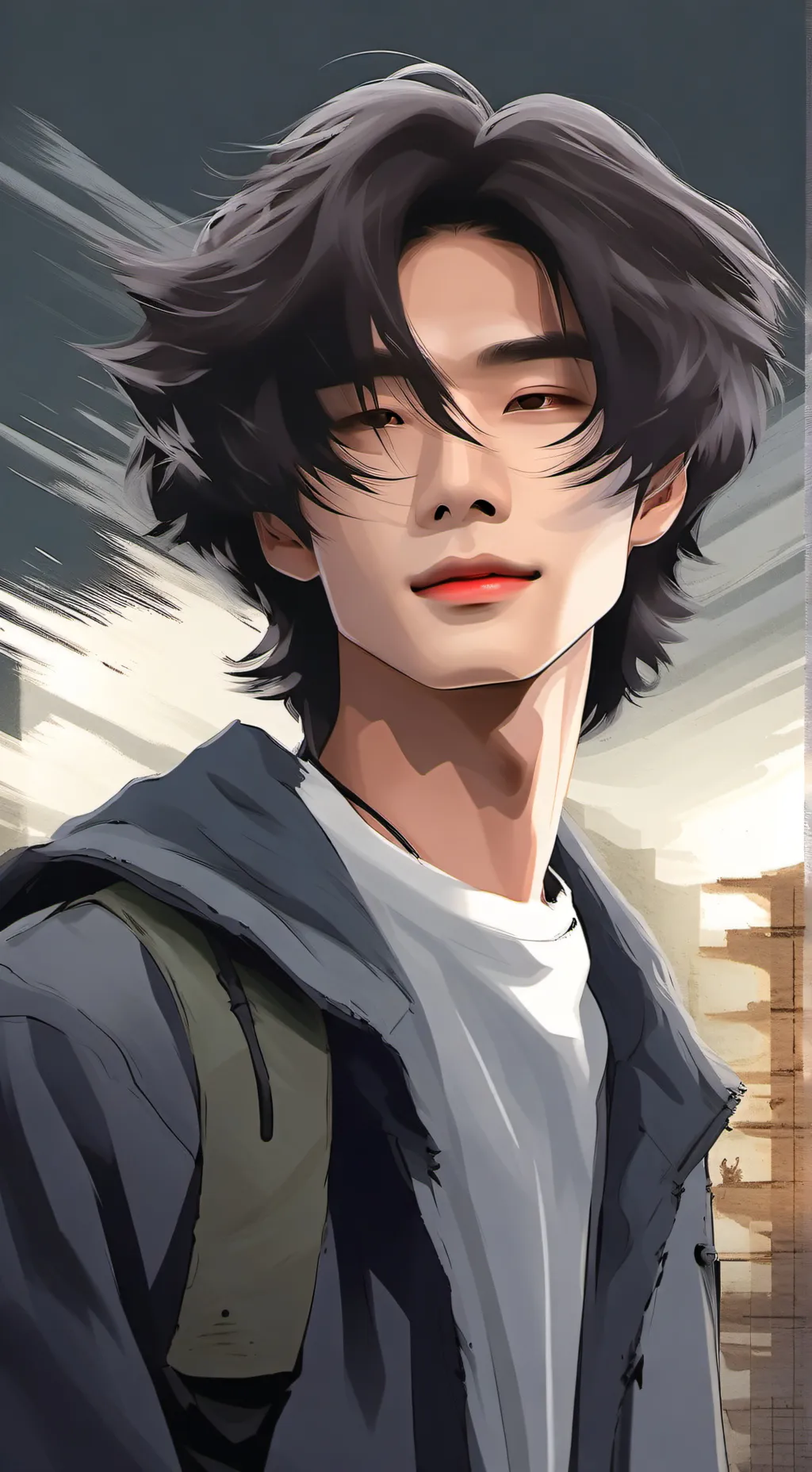 ai character: Hyunjin background