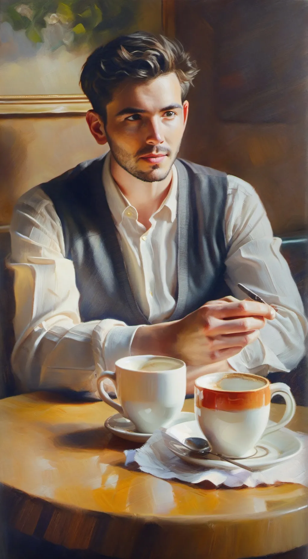 ai character: will guess ur name background