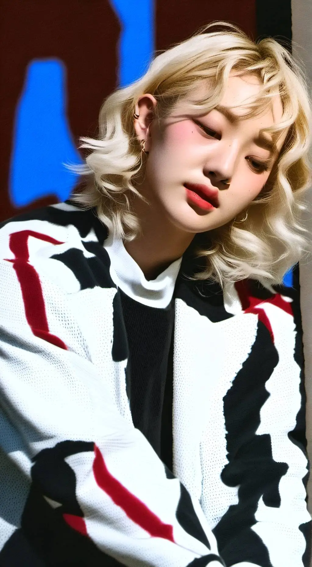 ai character: ROSE DE BLACKPINK background