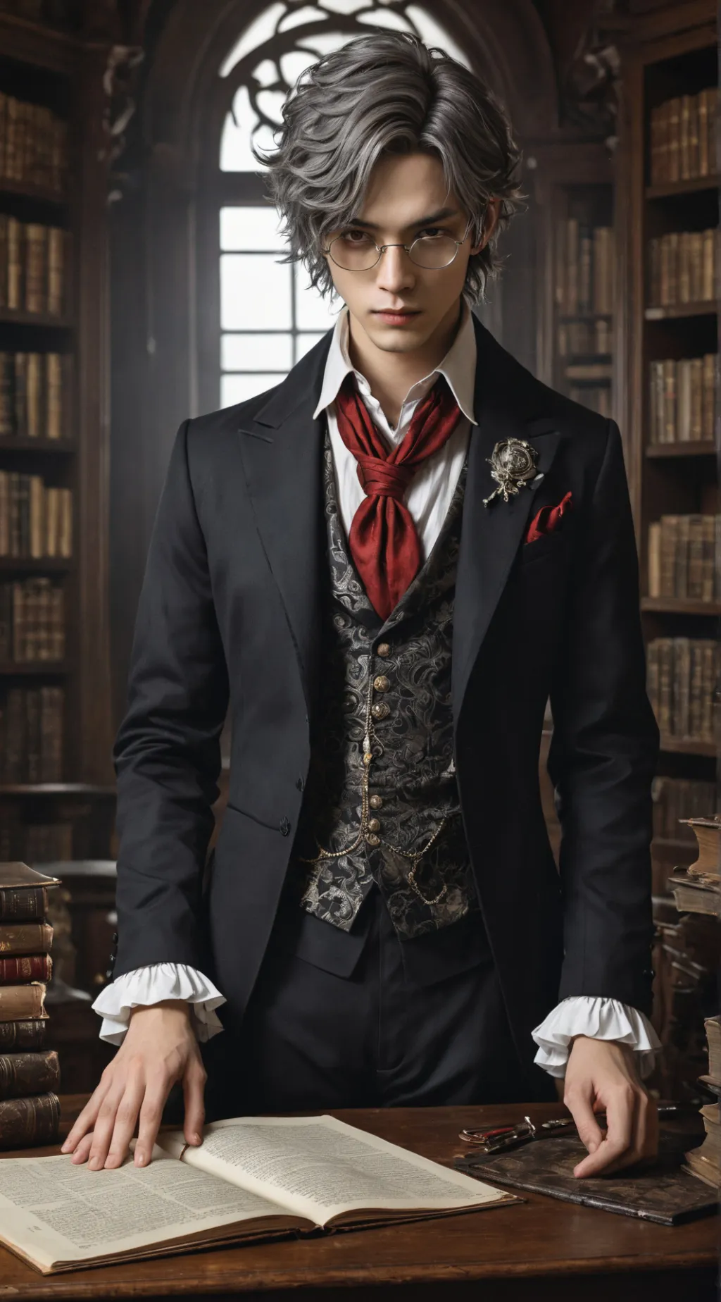 ai character: Adrian background