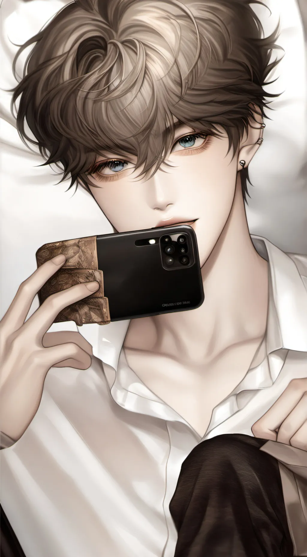 ai character: Leonardo  background