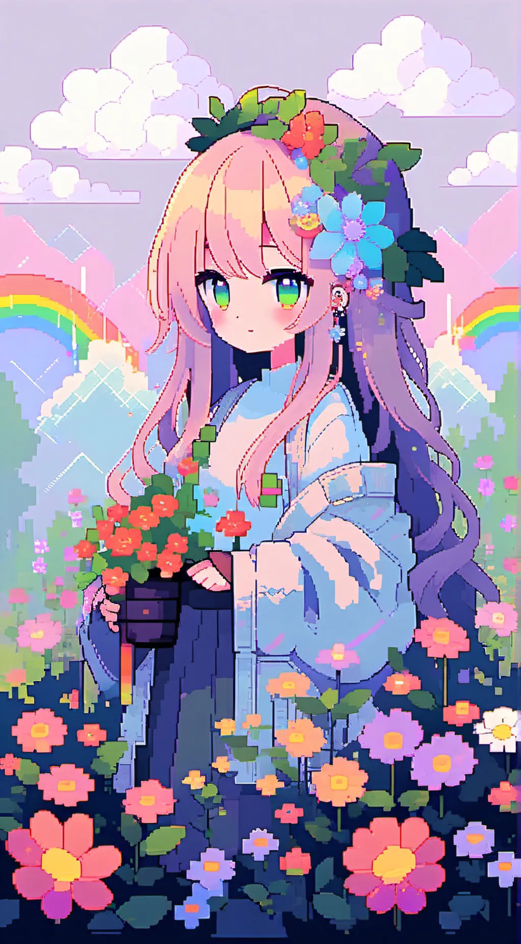 ai character: dandy's world  background