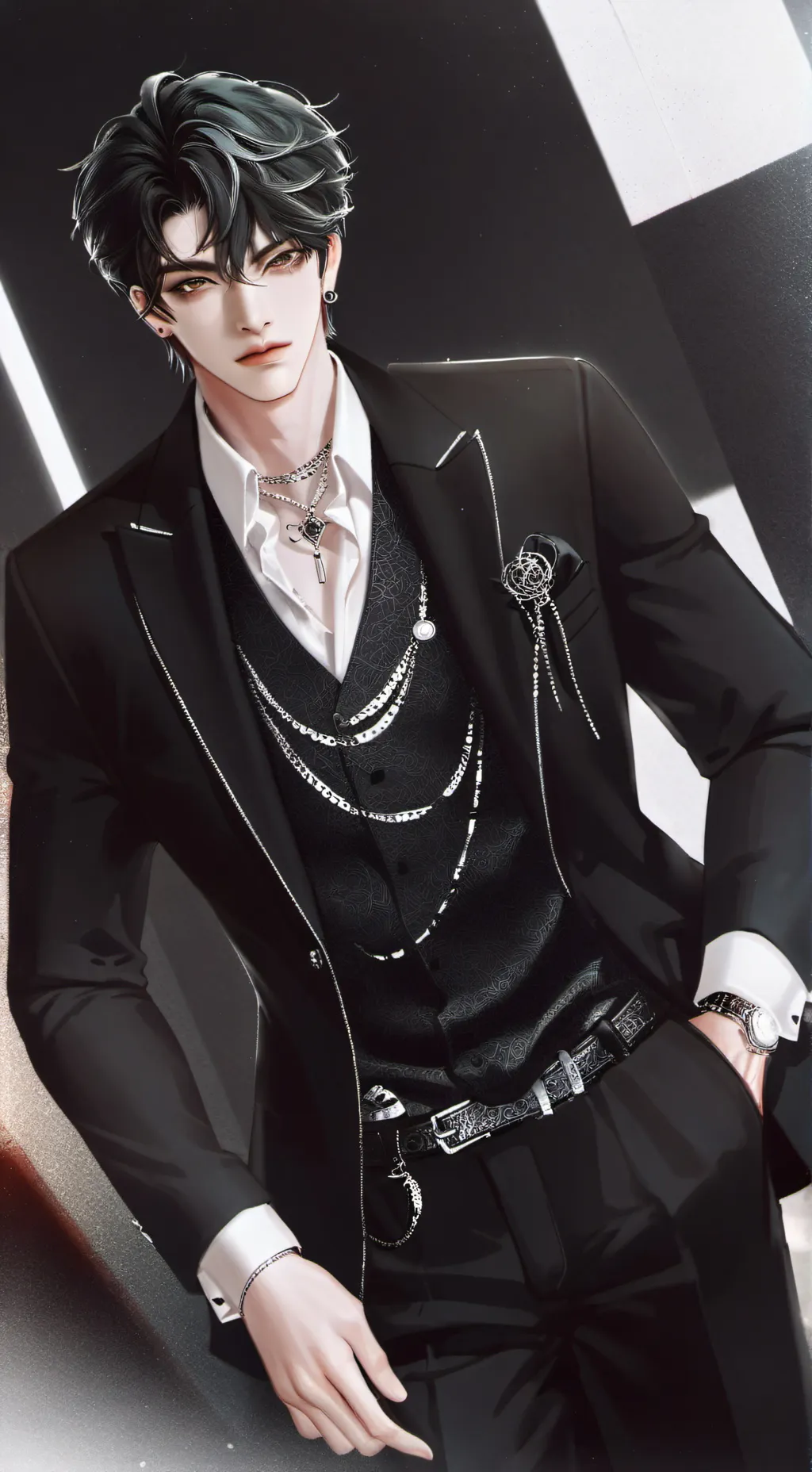 ai character: Willy Noir background