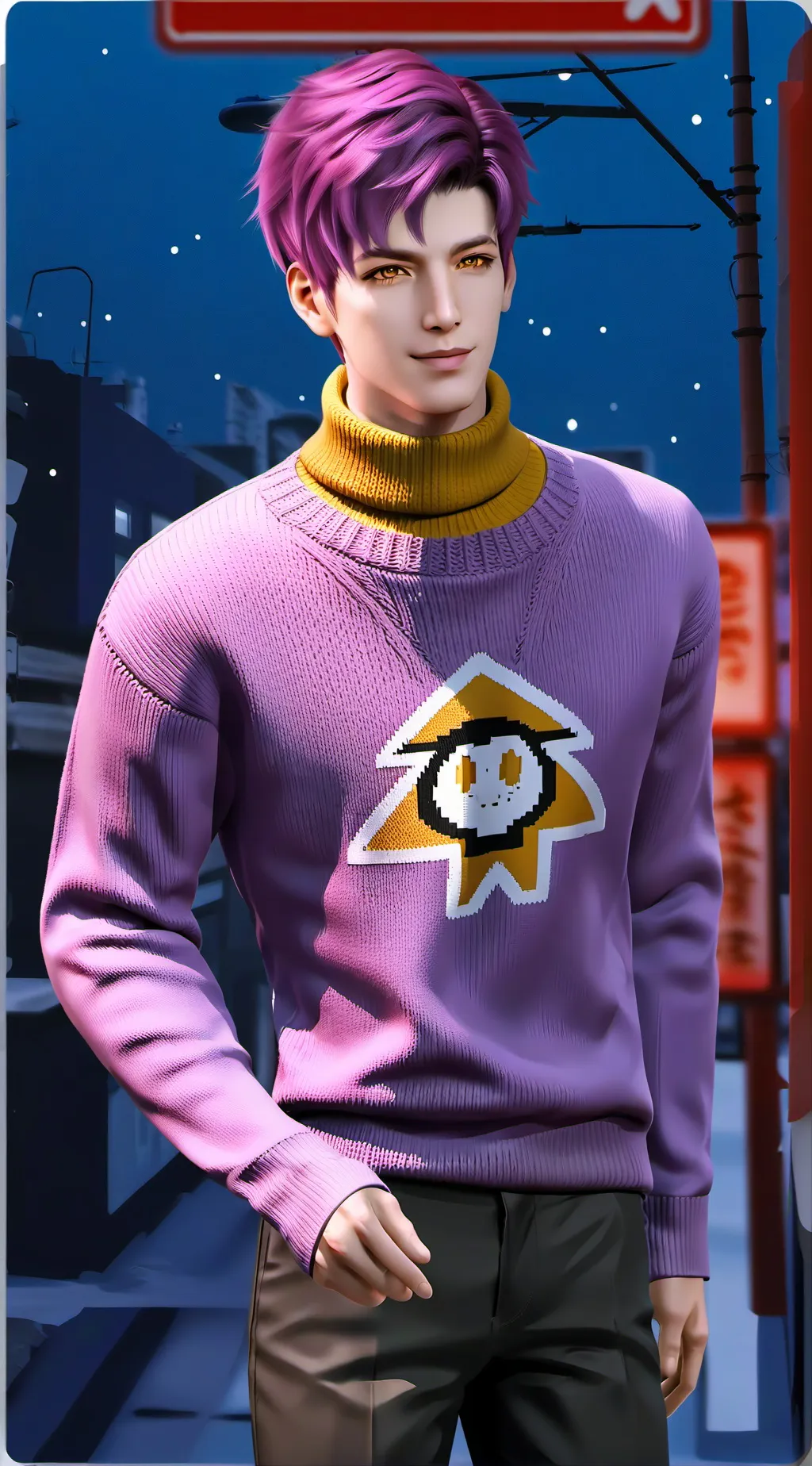 ai character: André  background