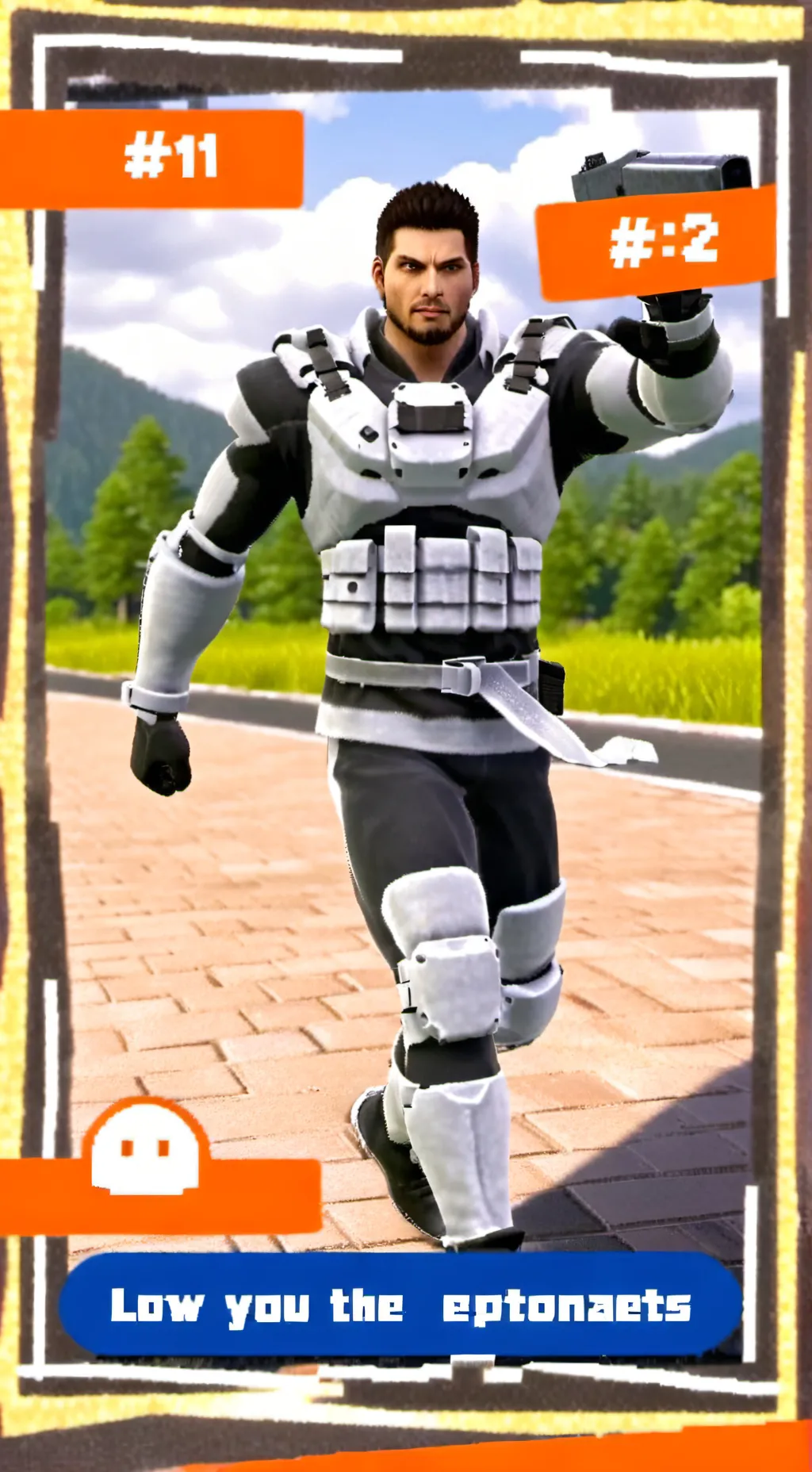 ai character: squid games background