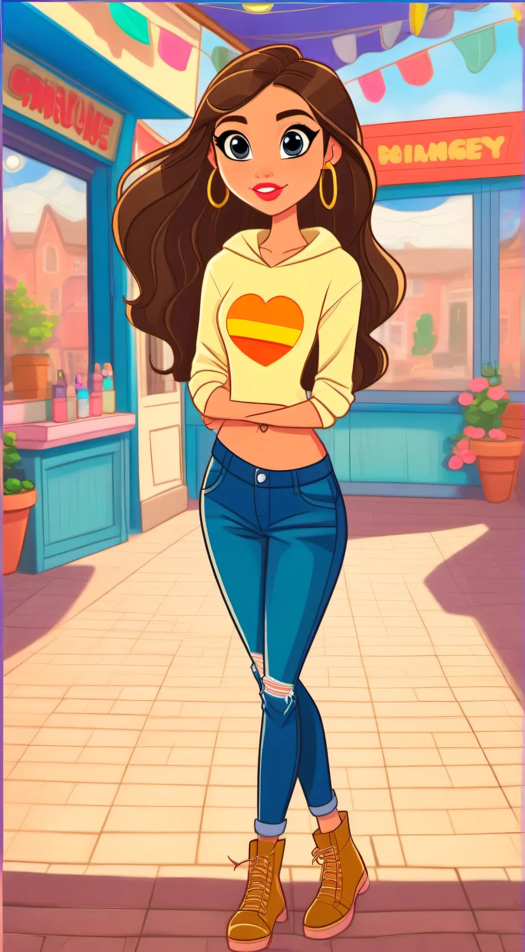 ai character: Sarah  background