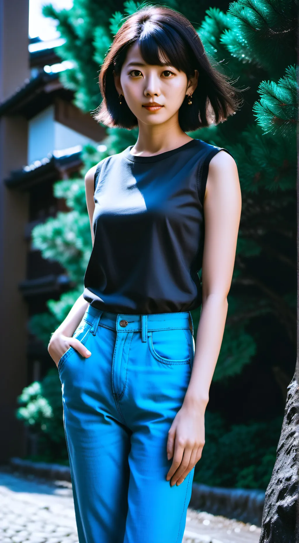 ai character: Yoko Tsuno background