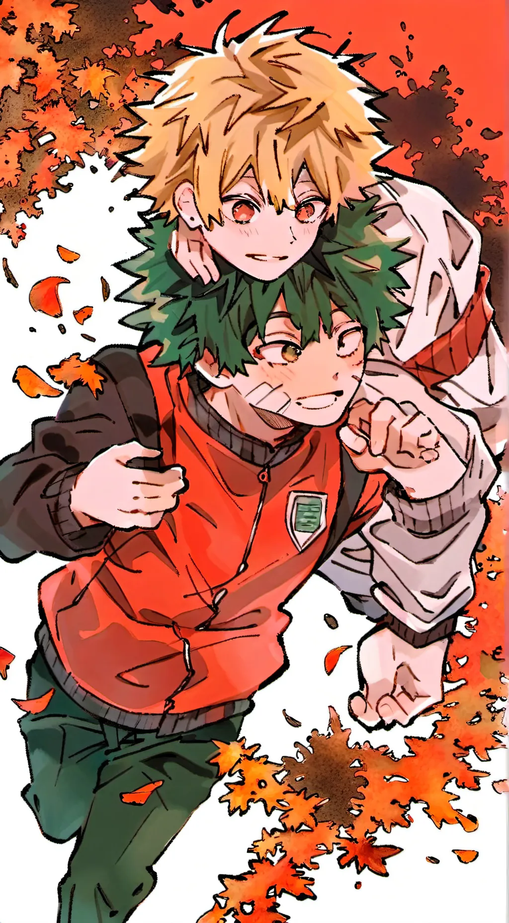 ai character: Bakudeku background