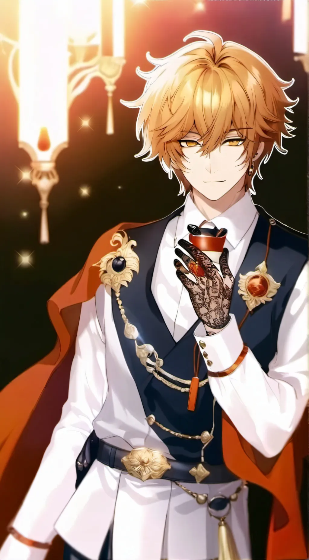 ai character: ash background