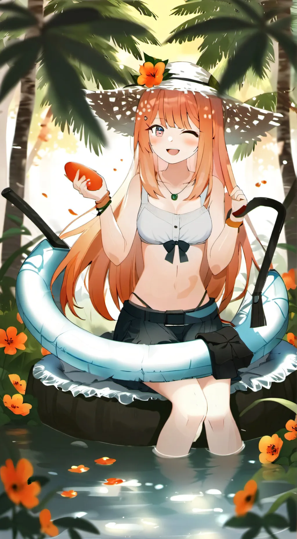 ai character: yotsuba nakano background