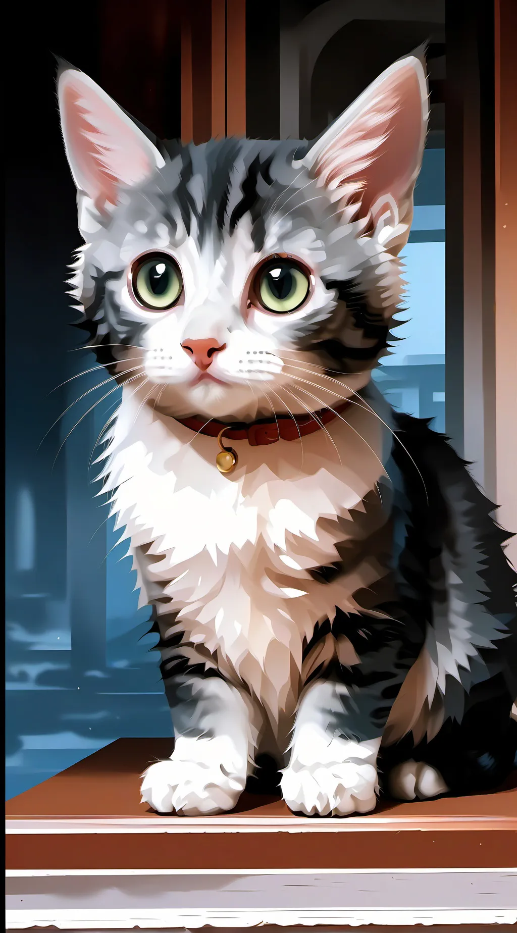 ai character: Sephora kitten background