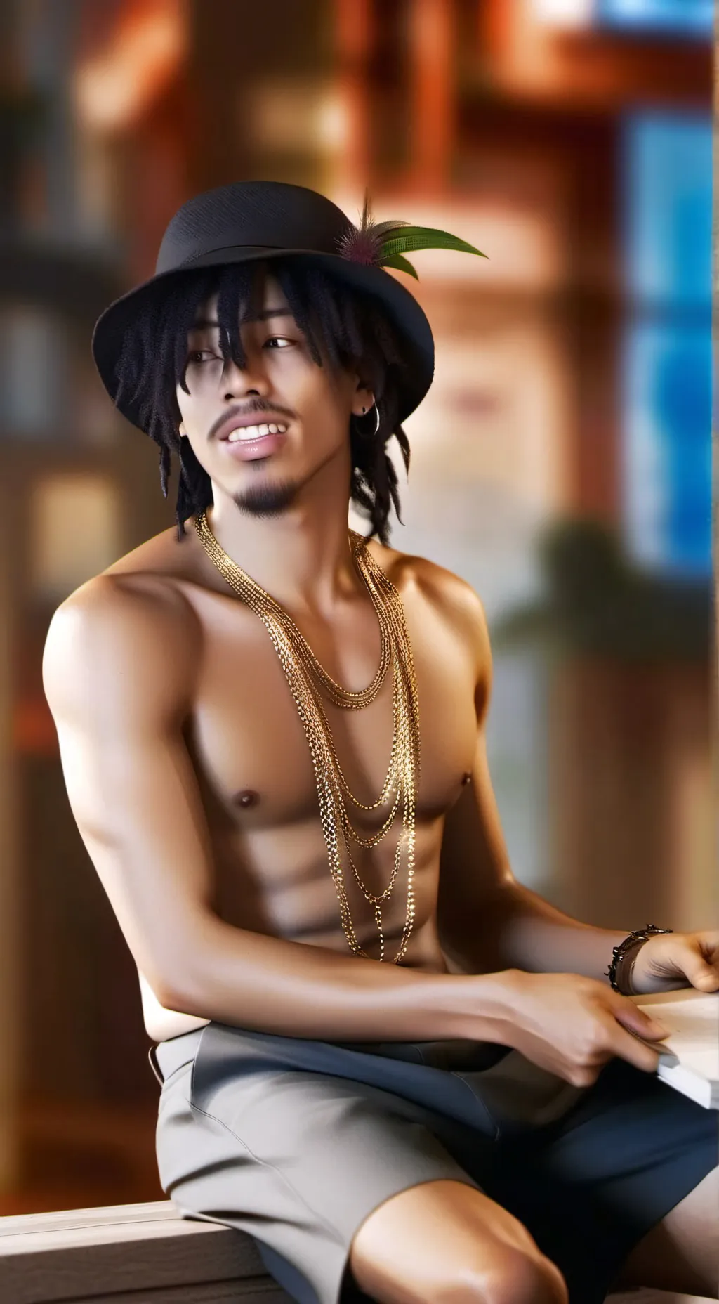 ai character: K d background