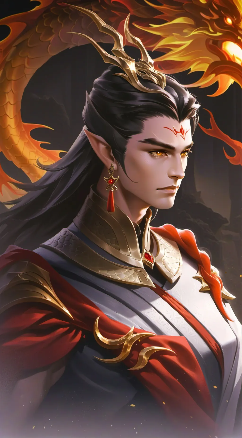 ai character:  back in times background