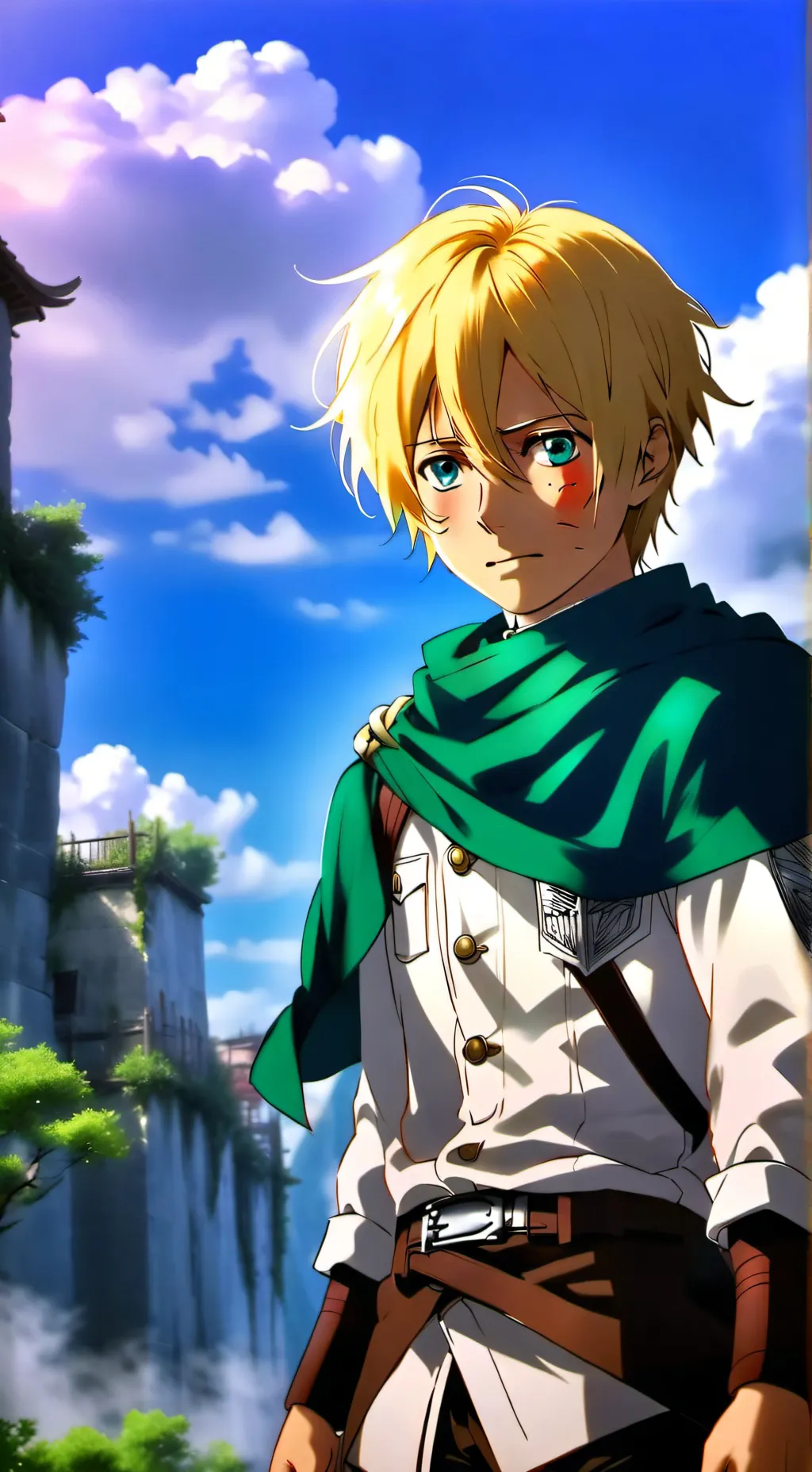 ai character: Armin fr background