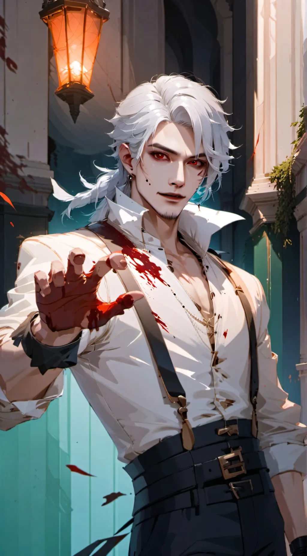 ai character: Lucas  background