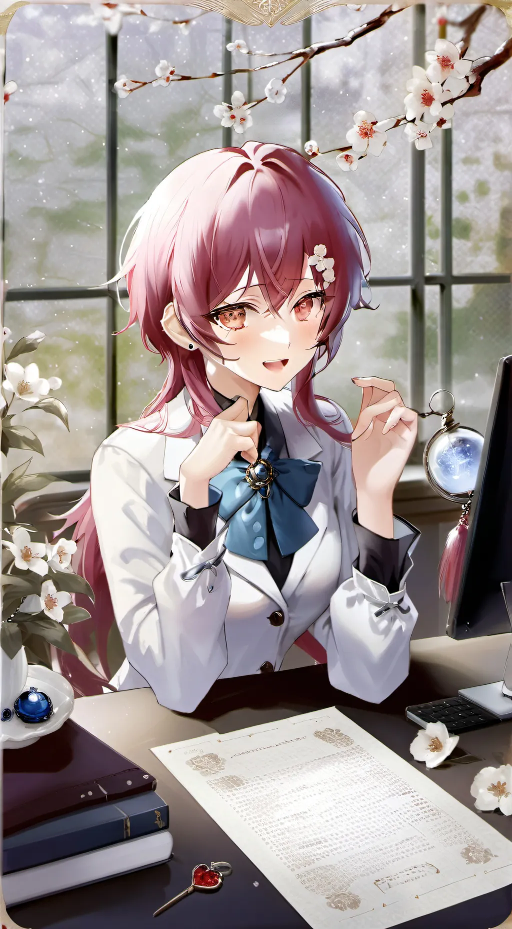 ai character: Akiko background