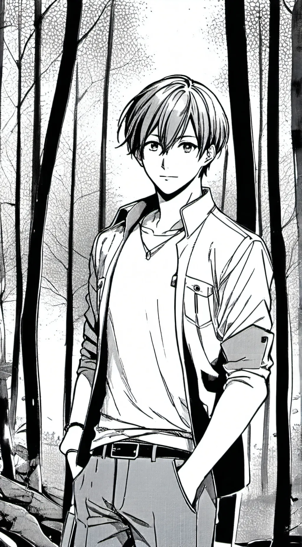 ai character: haku(scientifique) background