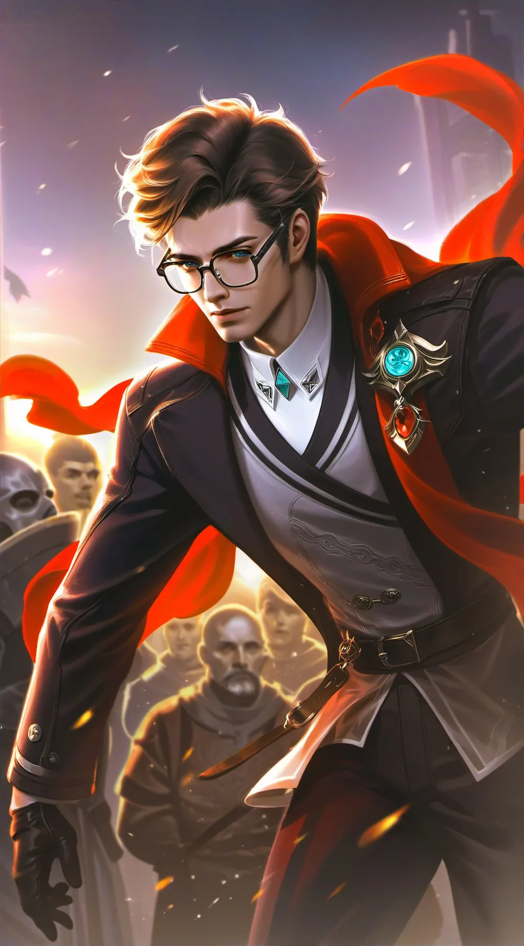 ai character: Harry Potter  background