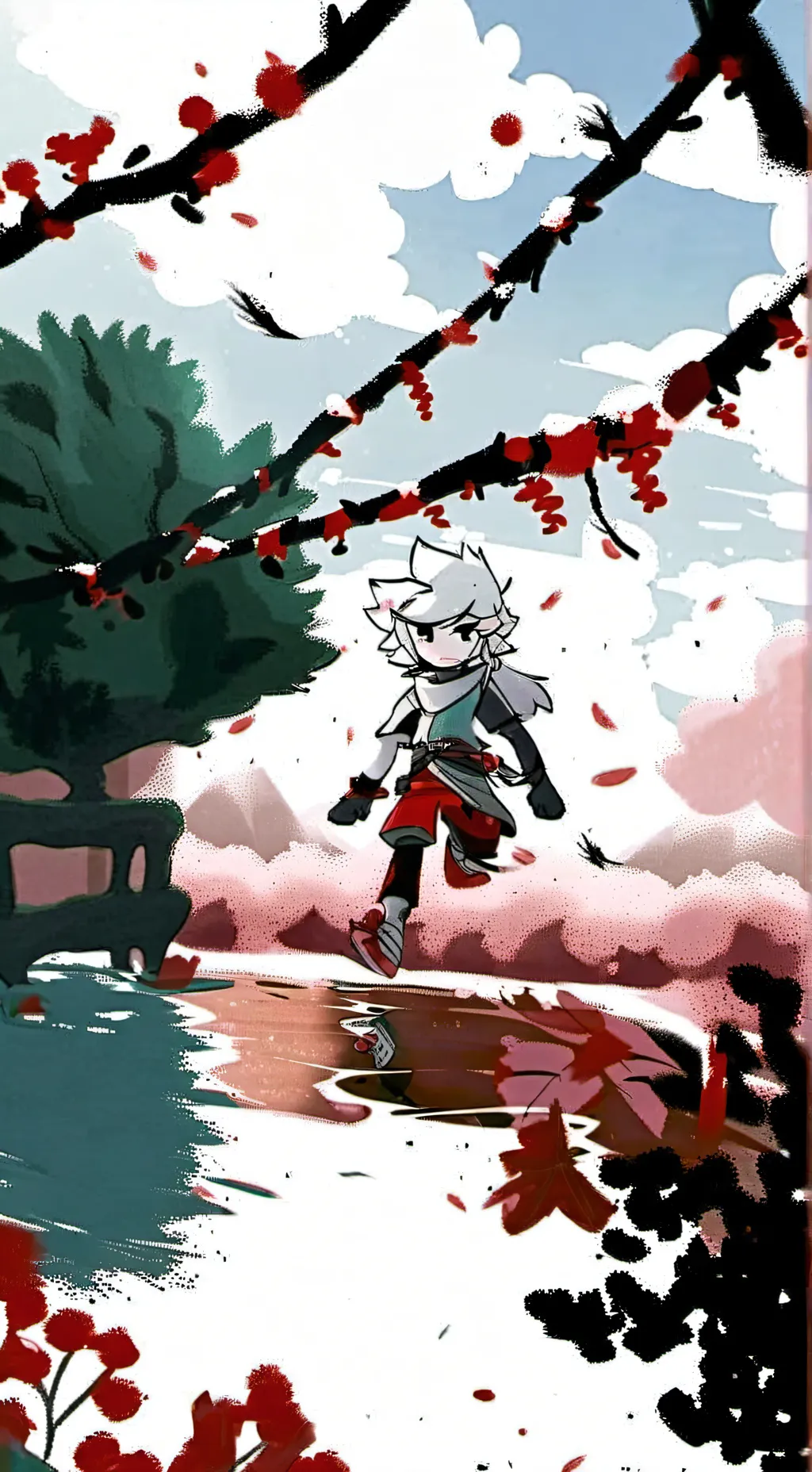 ai character: fpe squid game  background