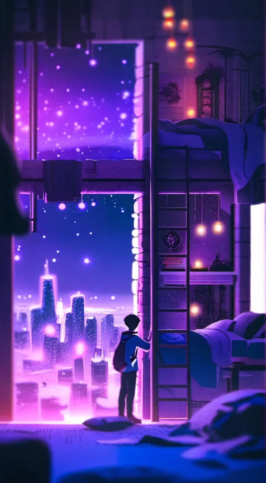 ai character: ☆~Sleepover~☆ background