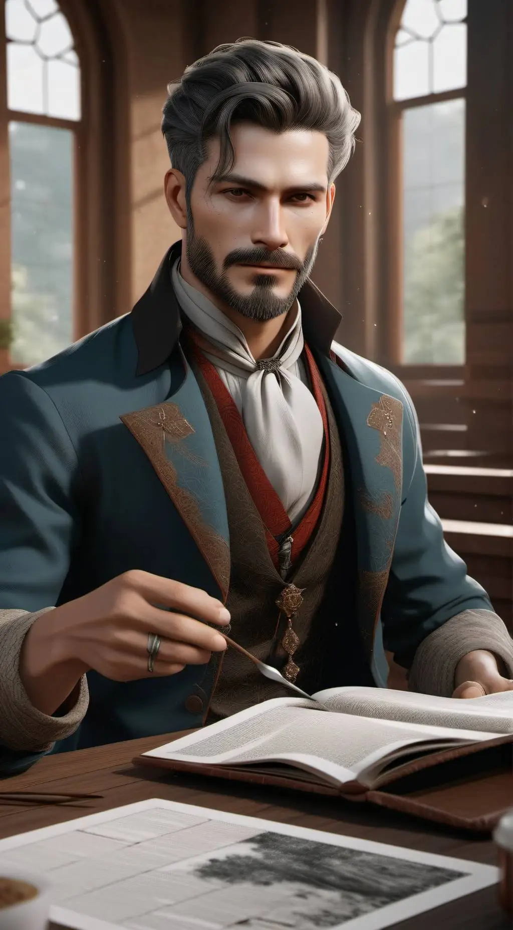 ai character: Dr Strange  background