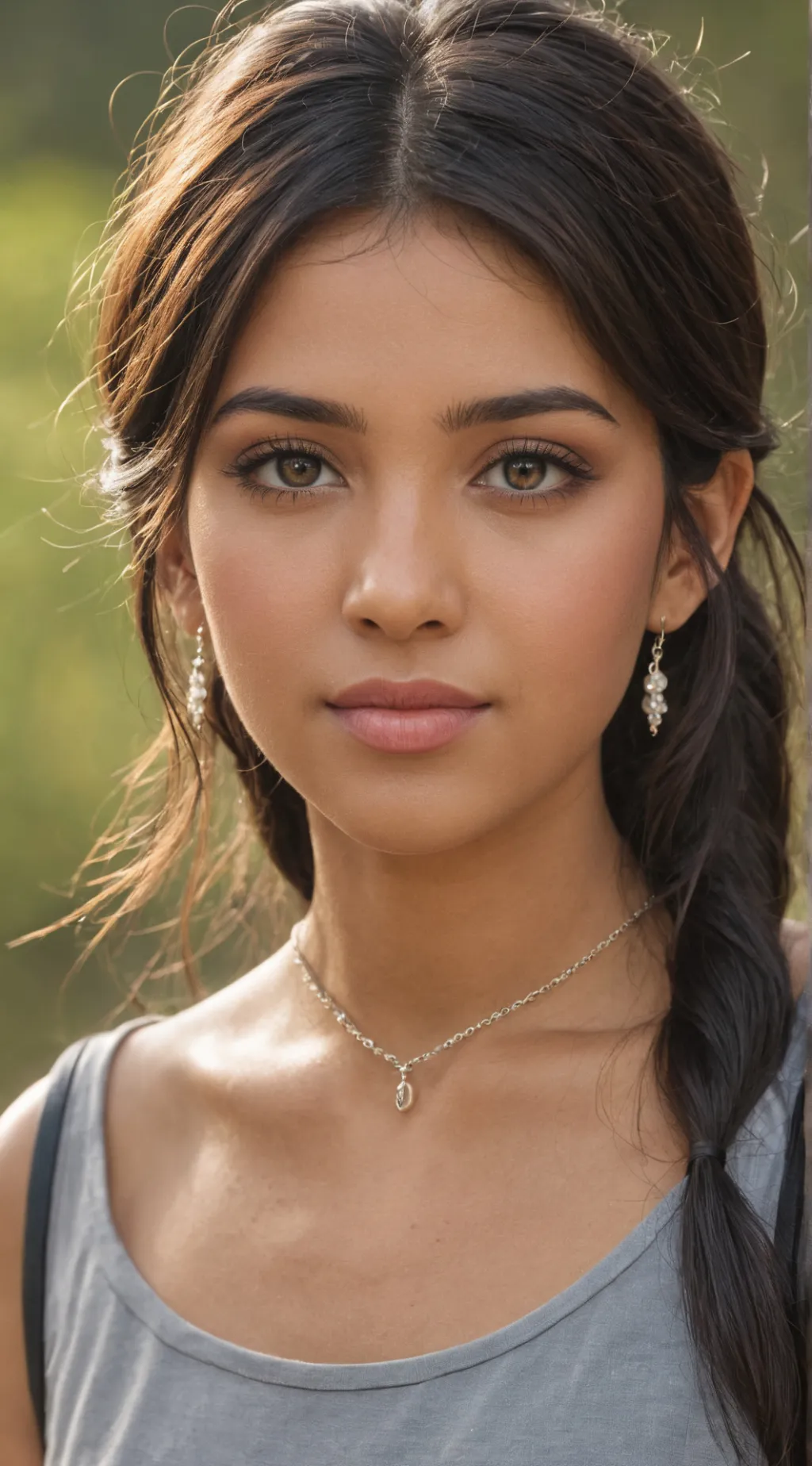 ai character: hazel background