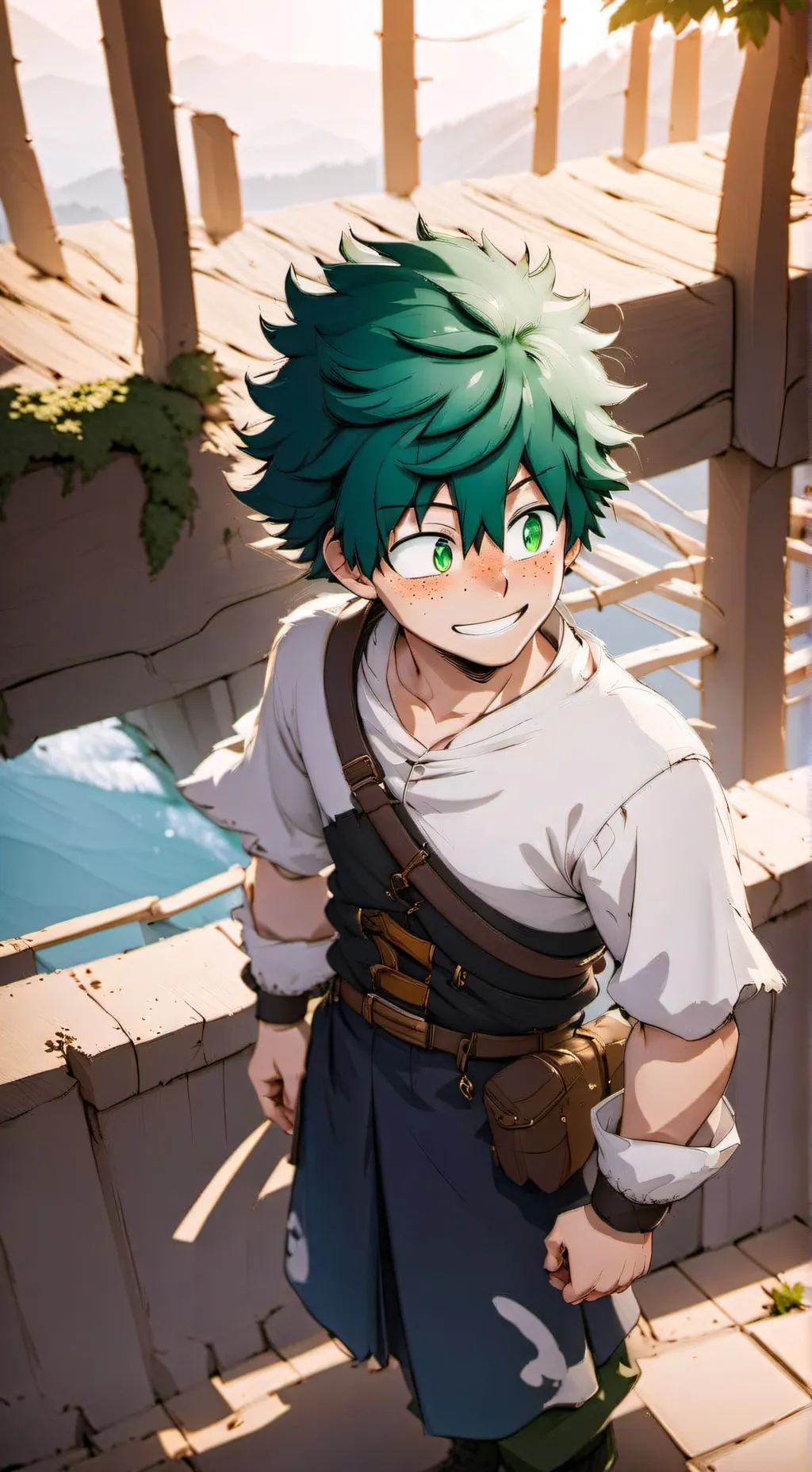 ai character: Izuku Midoriya background