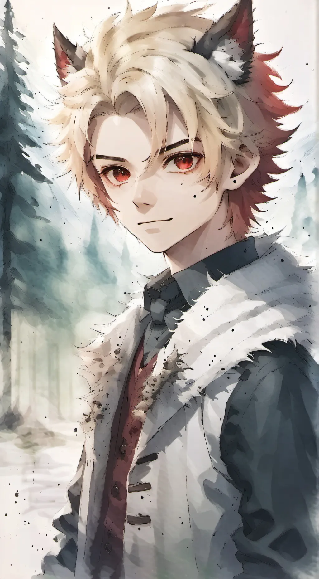 ai character: MHA HalloweenParty background