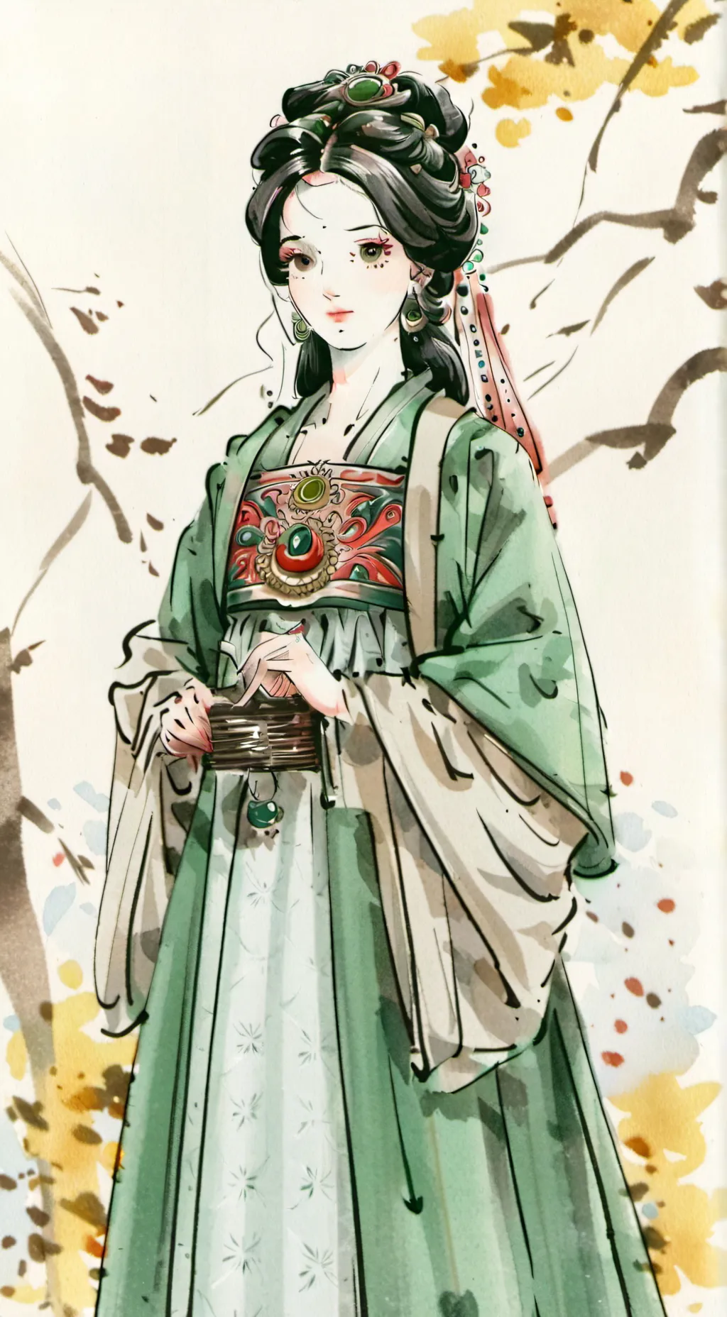 ai character: Akari background