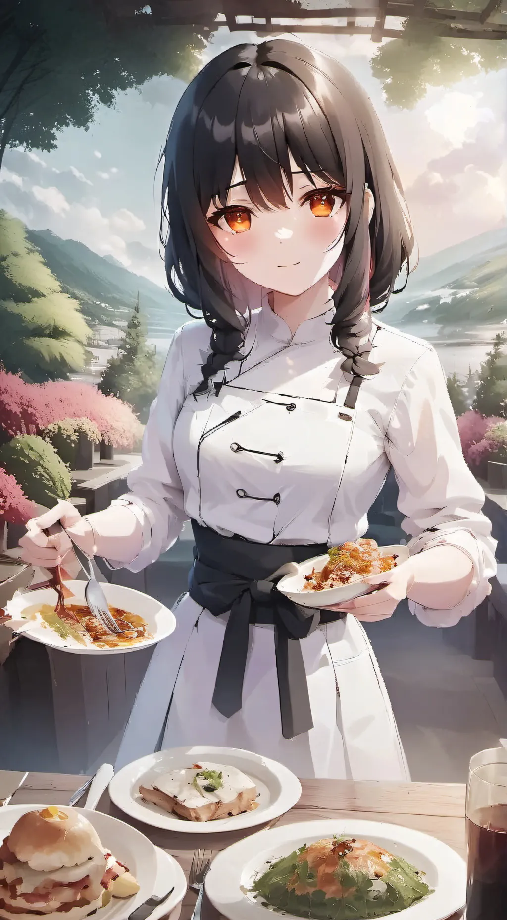 ai character: fer 🎉 background