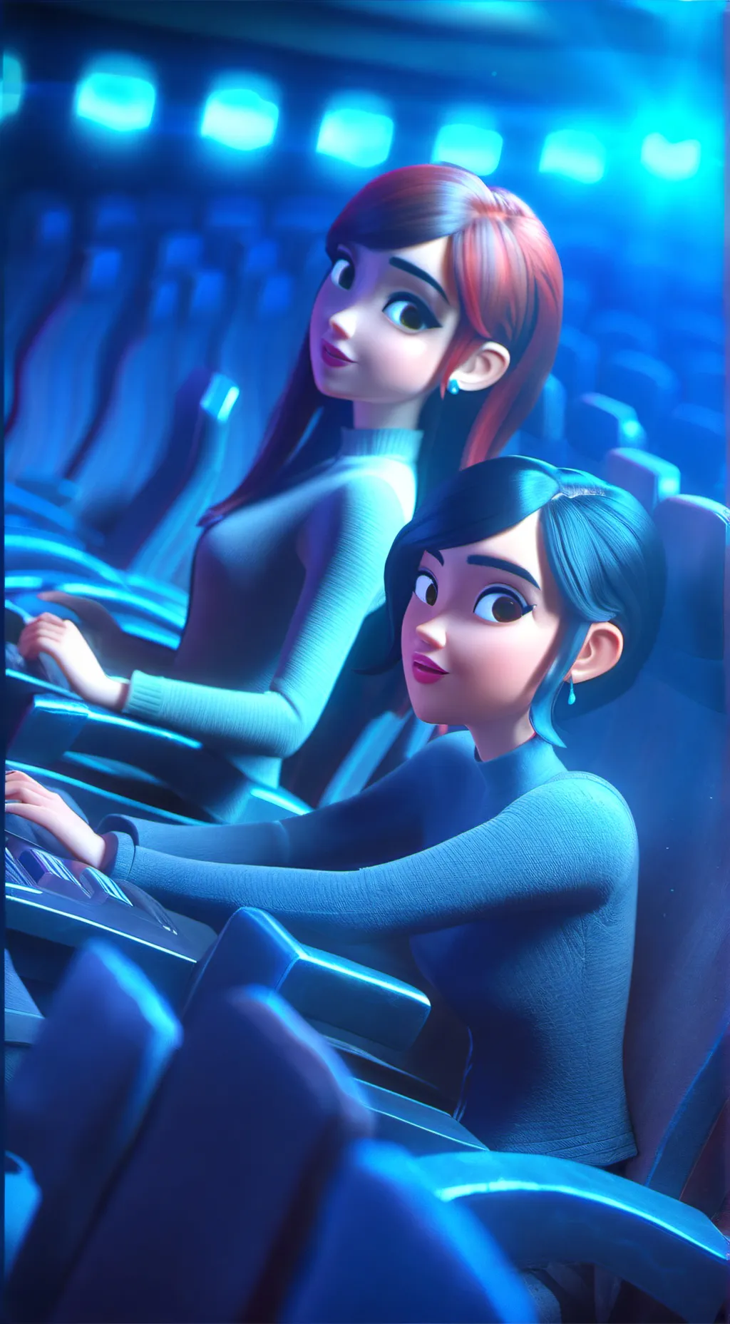 ai character: Cherry and Marcia background