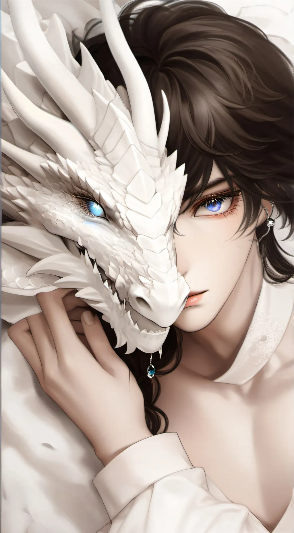ai character: dragon hybrid background