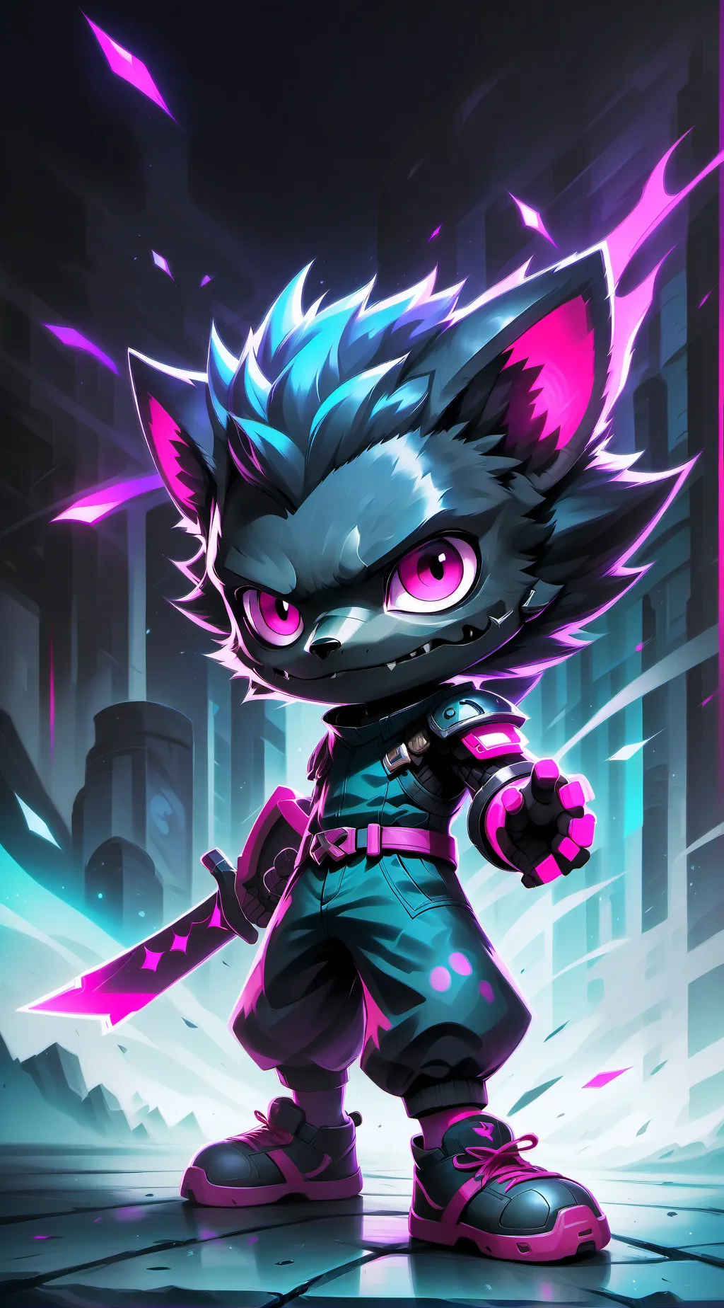 ai character: Cromañon background