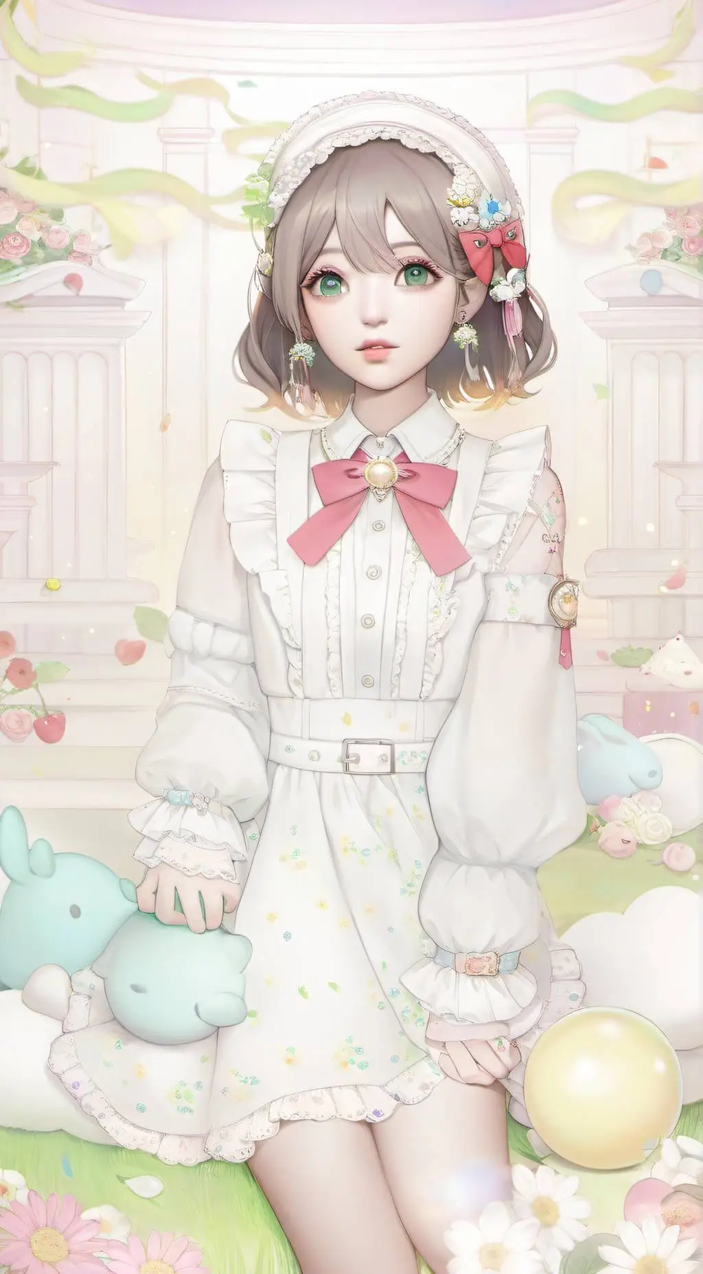 ai character: XO kitty background