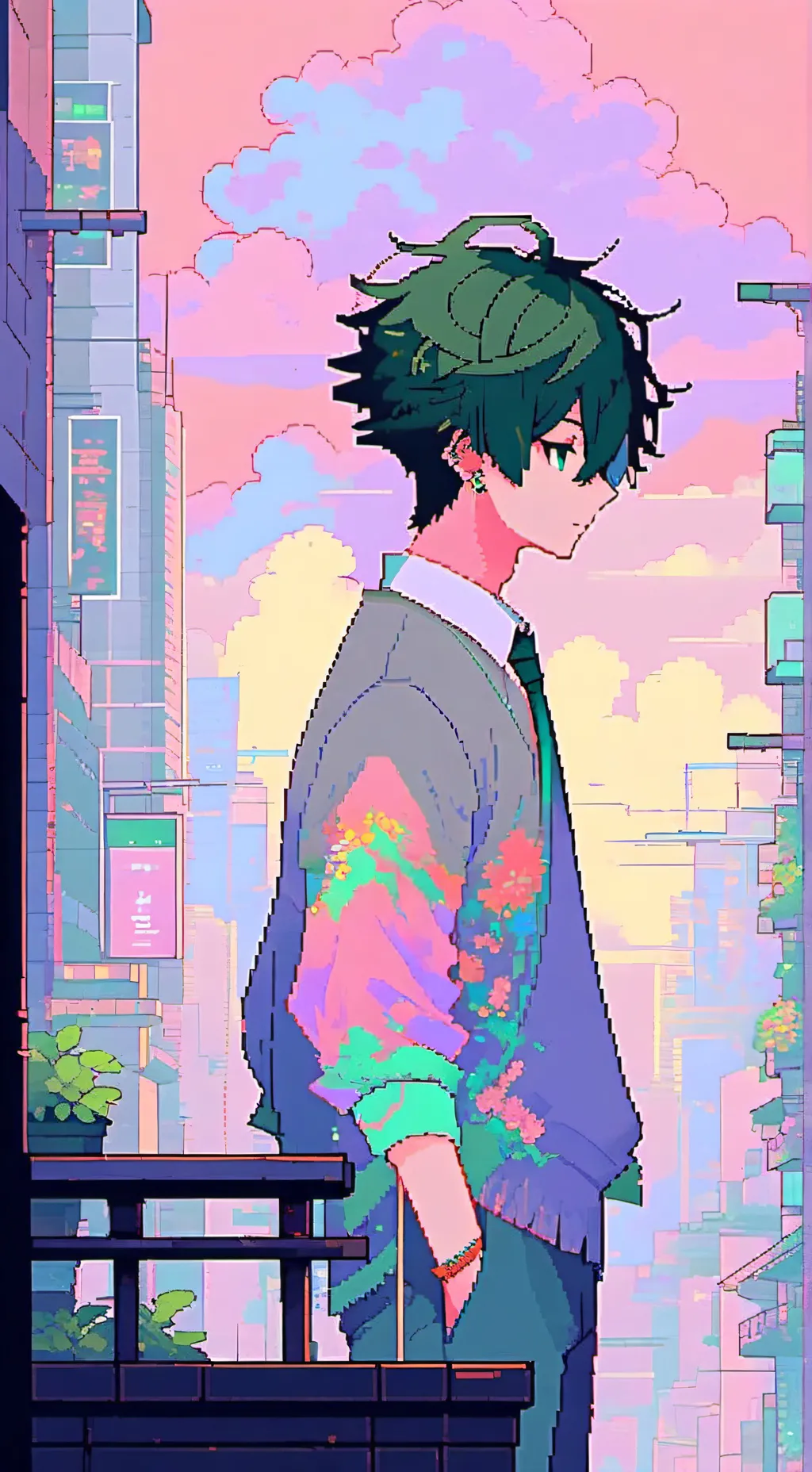 ai character: Mha background