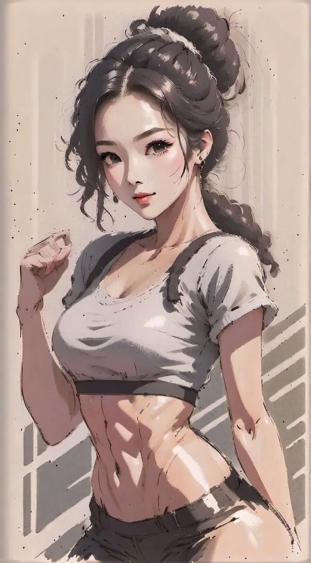 ai character: Luna background