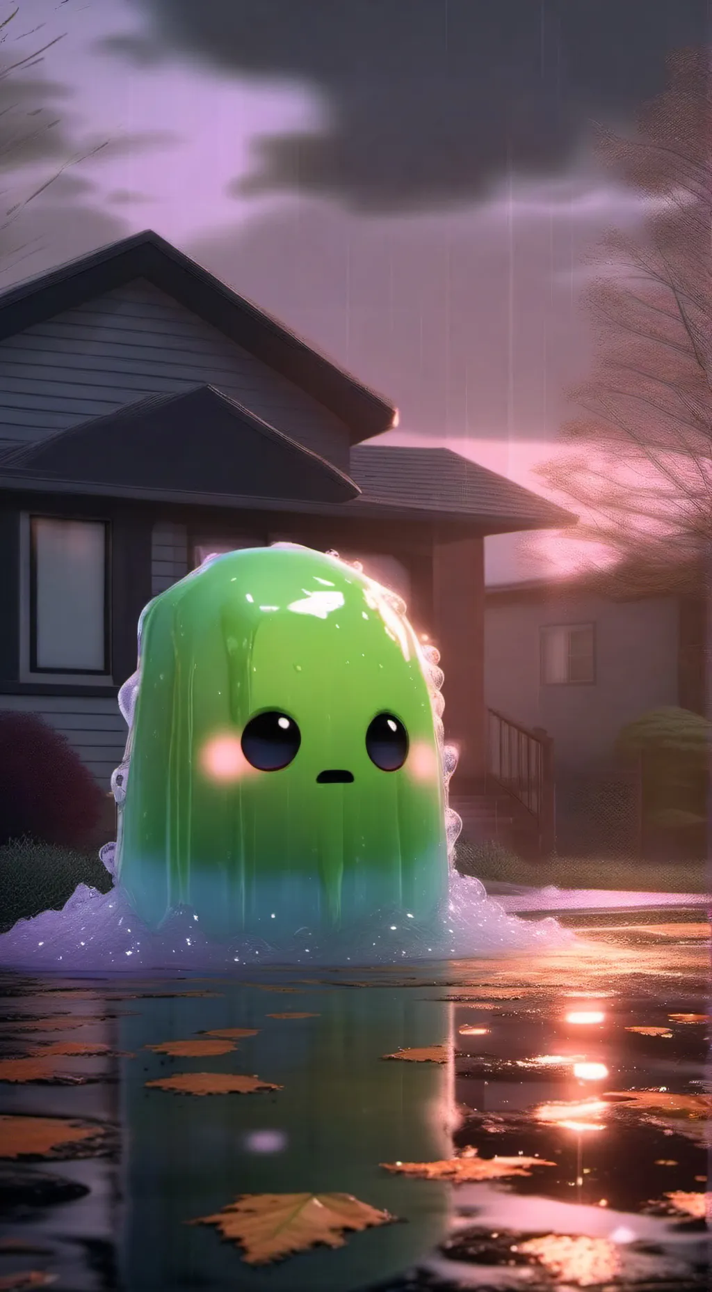 ai character: Sentient Slime background