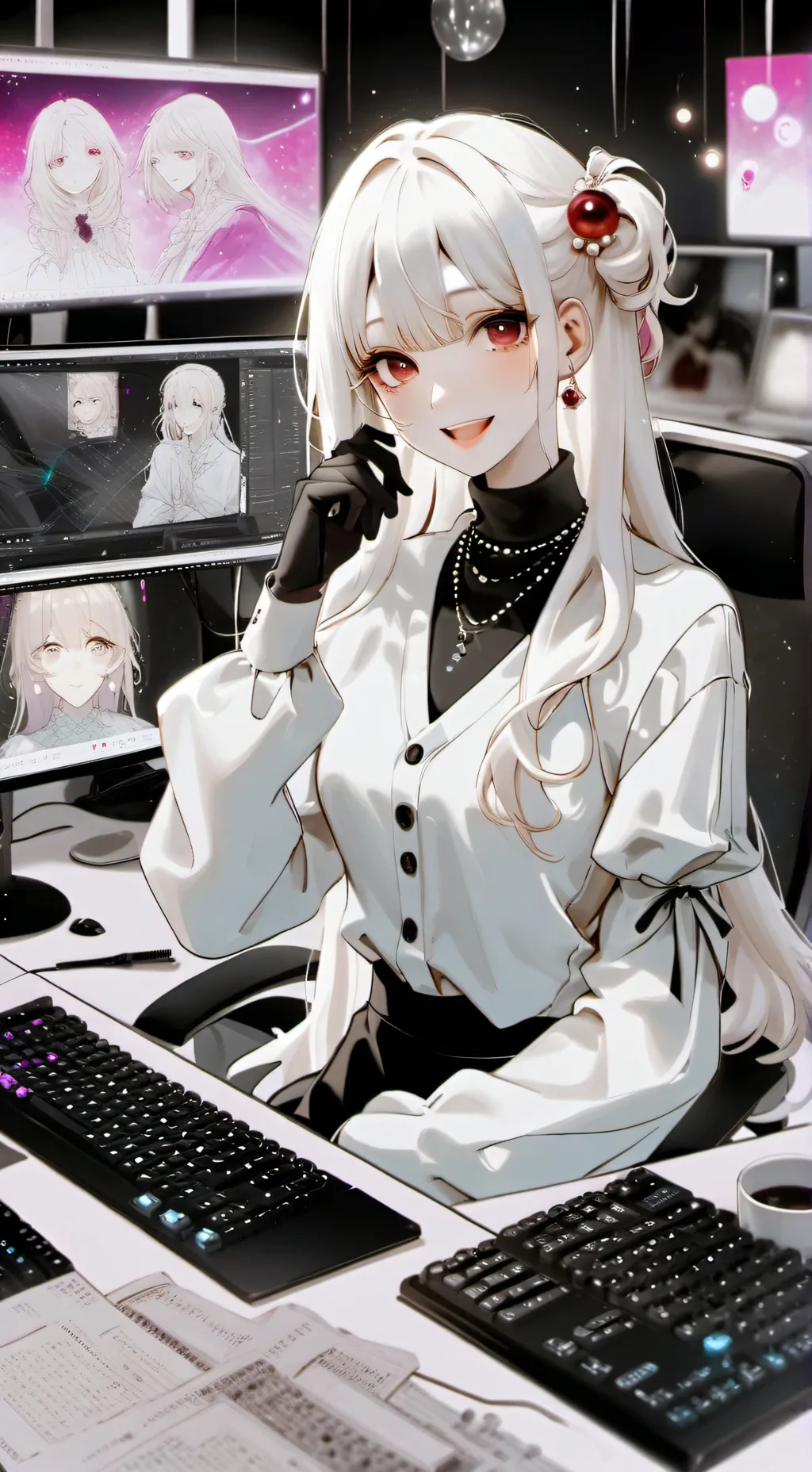 ai character: Mei background