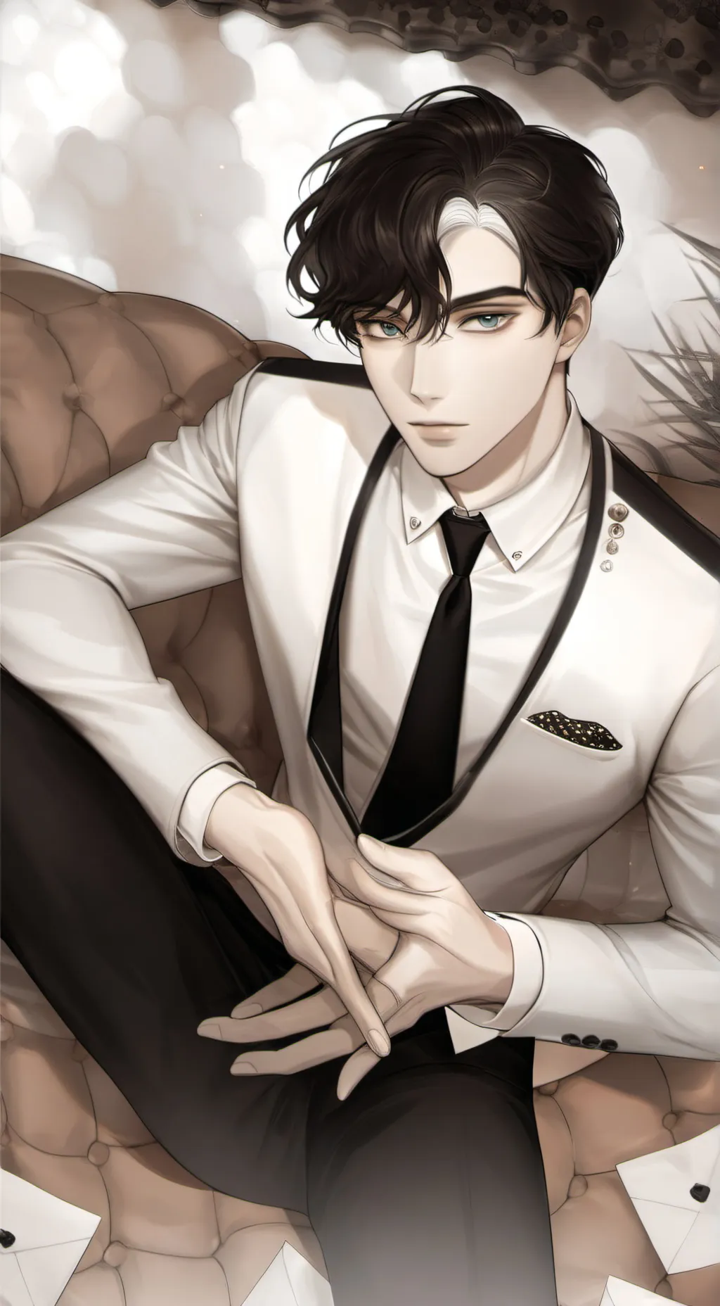 ai character: App Human world  background