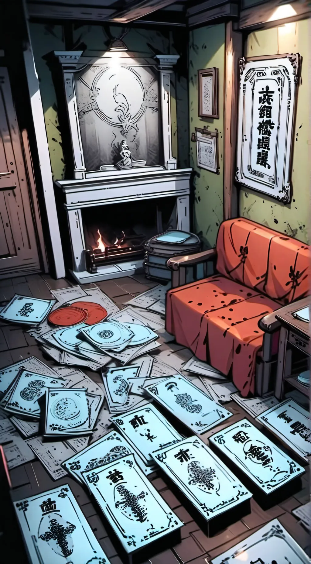 ai character: Squid Game  background