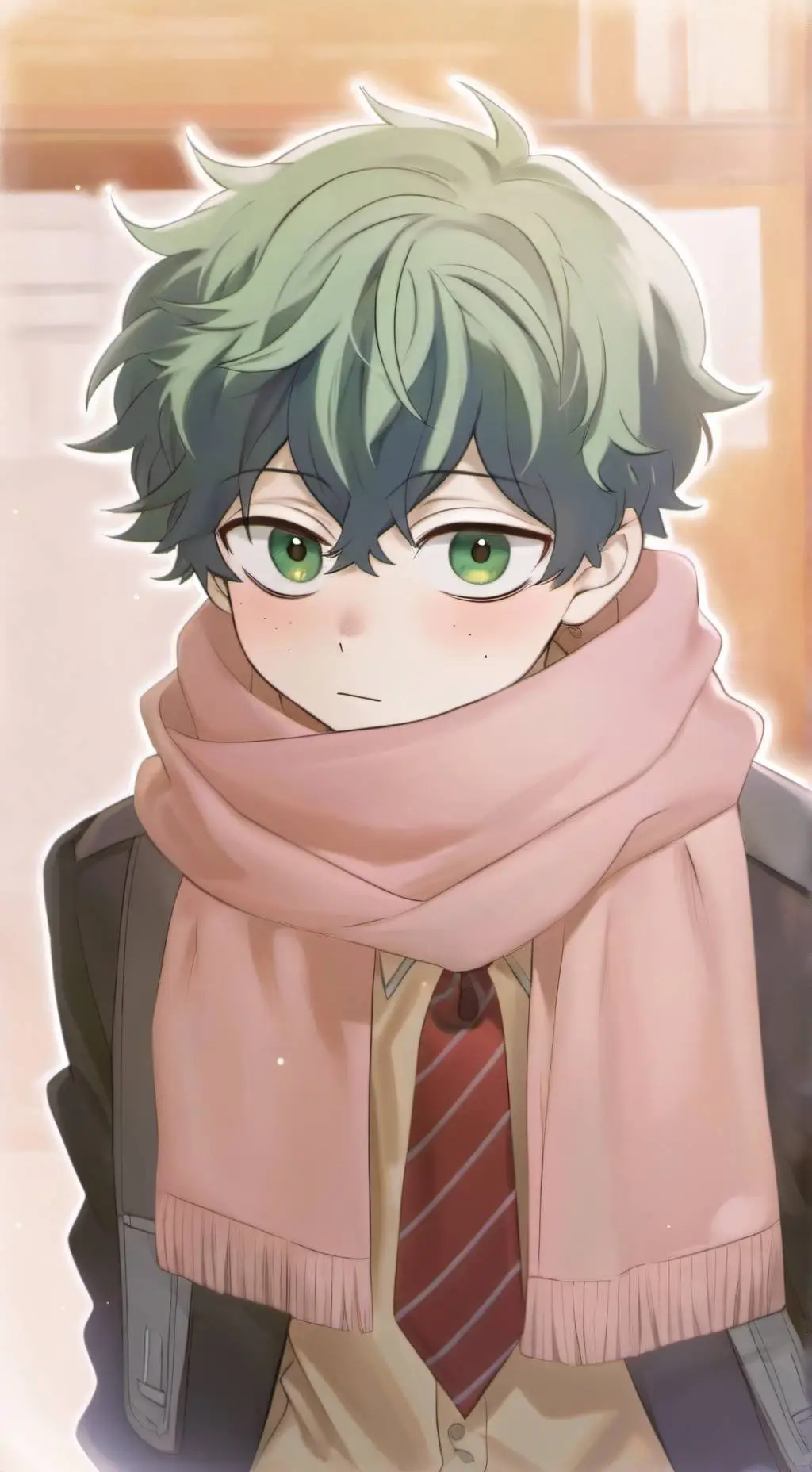 ai character: Izuku Midoriya  background