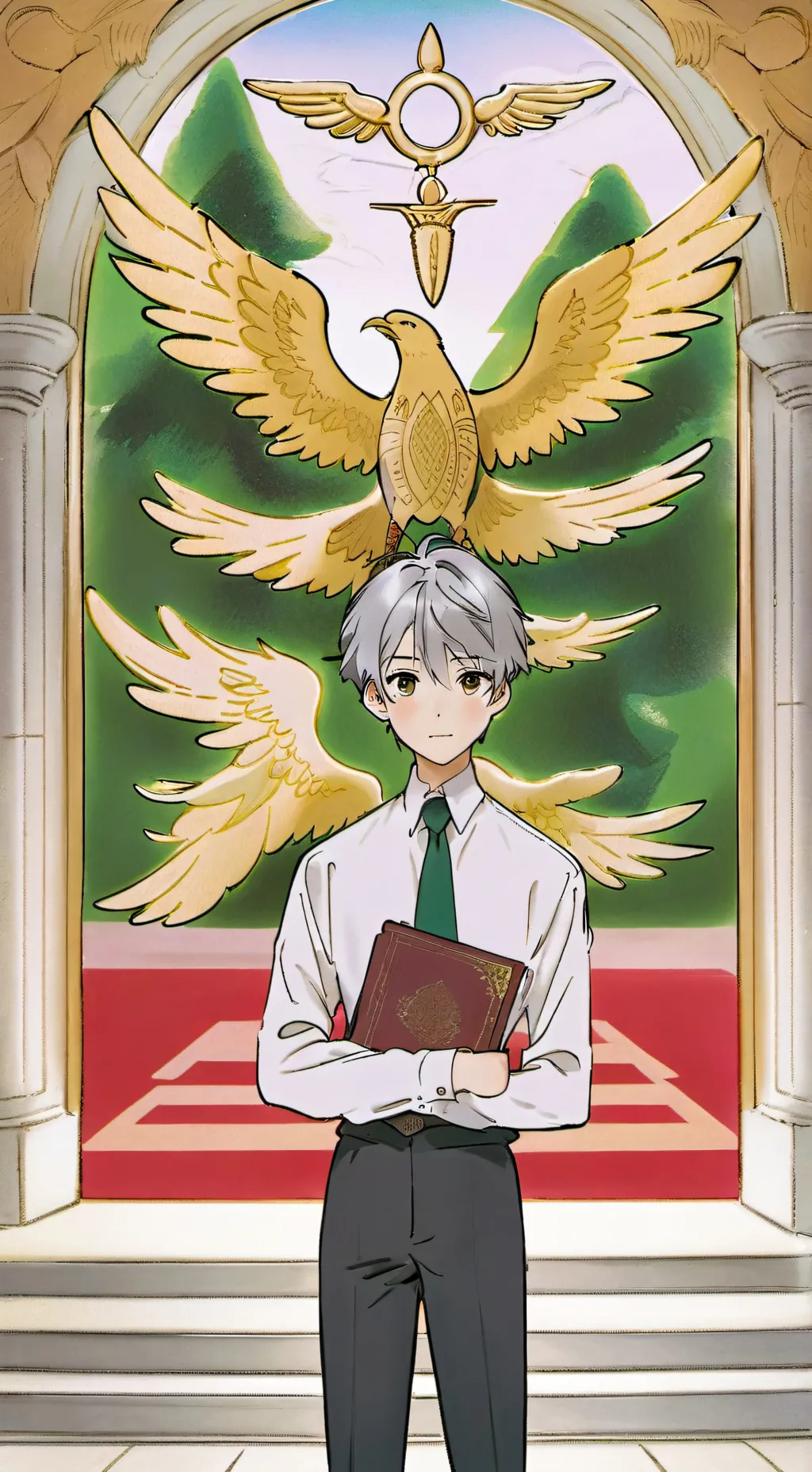 ai character: Hogwarts loves background